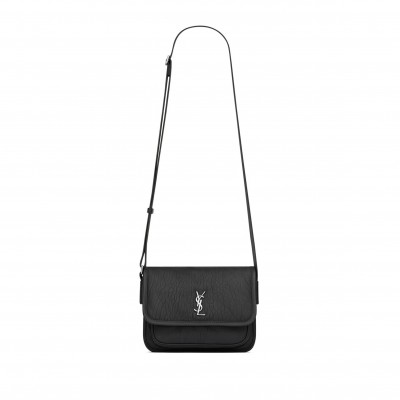 YSL NIKI SMALL MESSENGER IN GRAINED LAMBSKIN 776611AAC3O1000 (21*15*6cm)